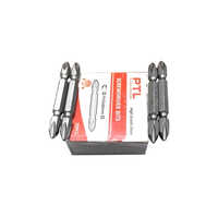 65mm Ph2 Screwdriver Bits - High Grade Steel, 65mm Size, Silver Color | Polished Finish For Effortless Industrial Use And Maximum Durability