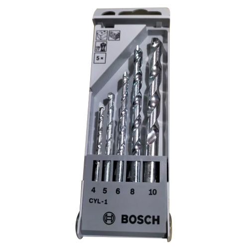 Silver Masonry Drill Bit Set