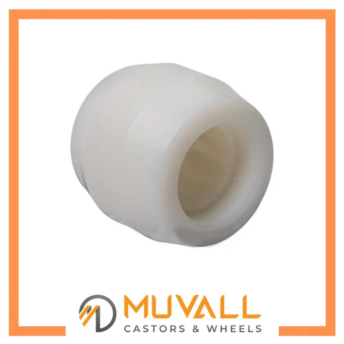 Nylon Rollers - 3x2 Inch White | Industrial-Grade Nylon Material Tapered Design for Enhanced Performance