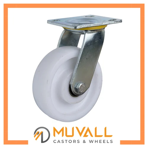 White Pp-Solid Heavy Duty Caster Wheels 250Kgs