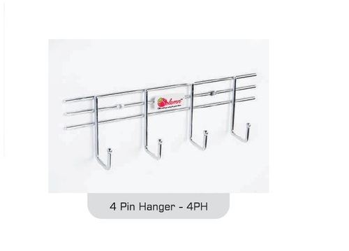 4 Pin Hanger - Stainless Steel Different Sizes Available Silver Finish