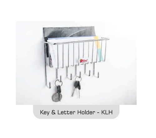 Silver Key And Letter Holder