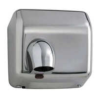 Ss Hand Dryer - Stainless Steel, Rectangular Shape, Glossy Silver Finish | Durable And Stylish Design For High-efficiency Drying