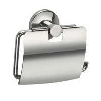 Ss Tissue Paper Holder - Stainless Steel, Rectangular Shape | Glossy Silver Finish, Modern Design for Stylish Bathroom Organization