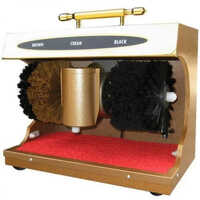 Silver Shoe Polishing Machine