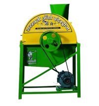 Down Blower 2 Blades Chaff Cutter - Color: Green Yellow
