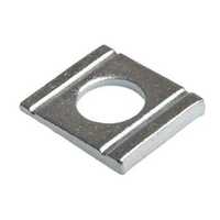 Stainless Steel Taper Washer - Different Sizes Available, Zinc Plated Finish, Silver Color for Industrial Use