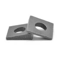 Square Beveled Washer - Mild Steel, Various Sizes Available | Silver Finish For Automotive Use