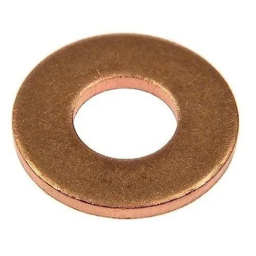 Silver Flat Round Washer