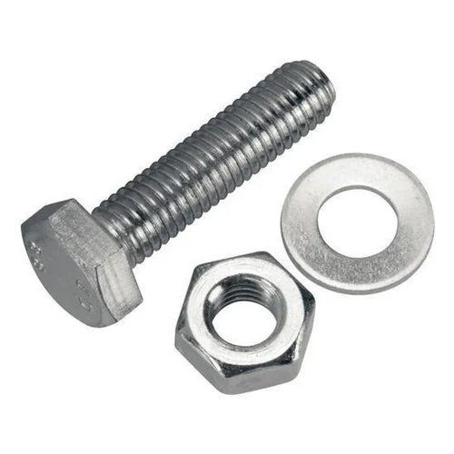 Silver Ms Bolt Nut Washer