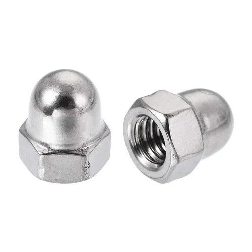 Silver Stainless Steel Dome Nut