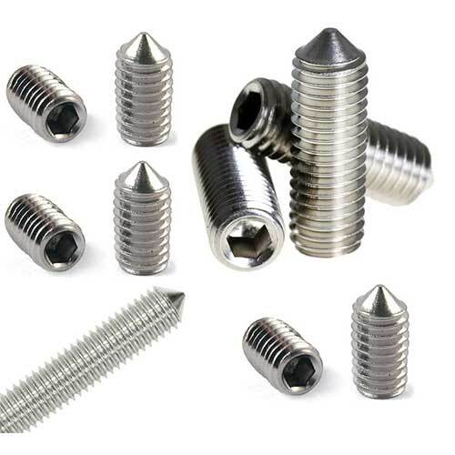 Cone And Oval Grub Screws