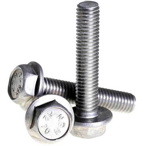 Silver Flange Bolts