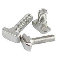 Hammer Head Bolt - Silver, Available Sizes, Polished Finish | Industrial Use, Versatile Application, Durable Design