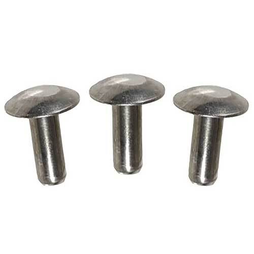 Silver Round Head Rivets