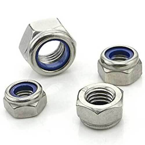 Silver Nylock Nuts