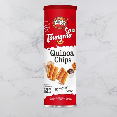 Quinoa Barbeque - Roasted Snack | Assorted Quinoa & Chickpea Crispies, Low Calorie, No Maida, Olive Oil, 6 Months Shelf Life