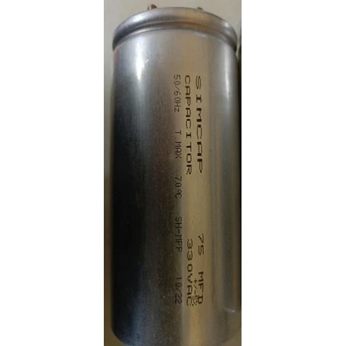 75mfd 330 vac Simcap motor run capacitor aluminum can