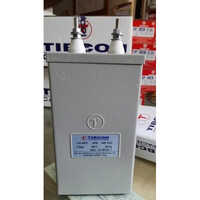 144 Mfd Tibcon Make Box Type Square Capacitor - Color: Gray