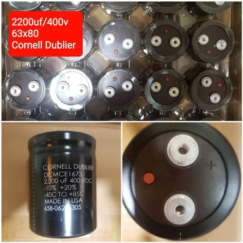 CORNER DUBLIER 2200 MFD 440VDC CAPACITOR