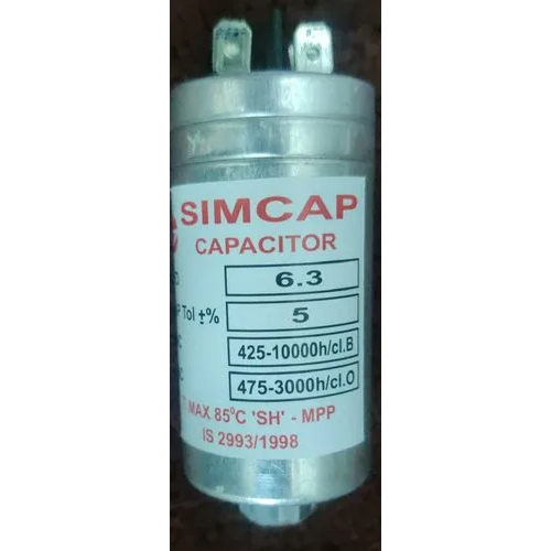 SIMCAP 6.3 MFD 425 VAC- 475 VAC CAPACITOR
