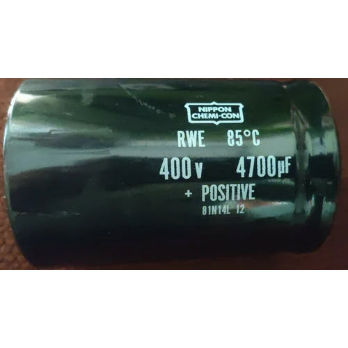 4700 mfd 400 vdc Nippon Chemicon make DC CAPACITOR