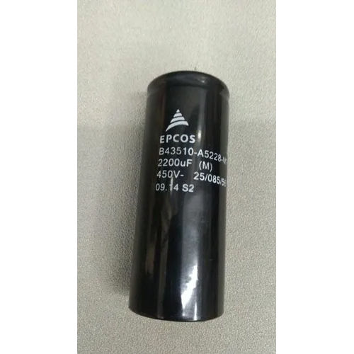 EPCOS 2200 MFD 450 VDC 4 PIN CAPACITOR