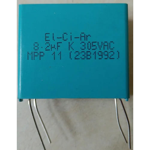 8.2 mfd 305 vac EL CI AR MAKE CAPACITOR 4 lead