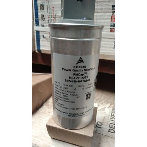 7.5 kvar round cylindrical power capacitor 440 vac Epcos