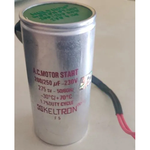 Keltron 200-250 MFD Motor Start Capacitor