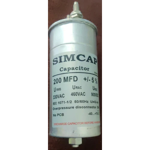 200 MFD 330 VAC Simcap Ups Capacitor
