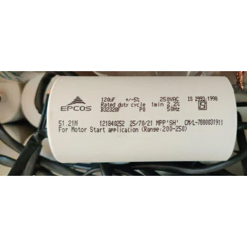 120 MFD 250 VAC Epcos Capacitor