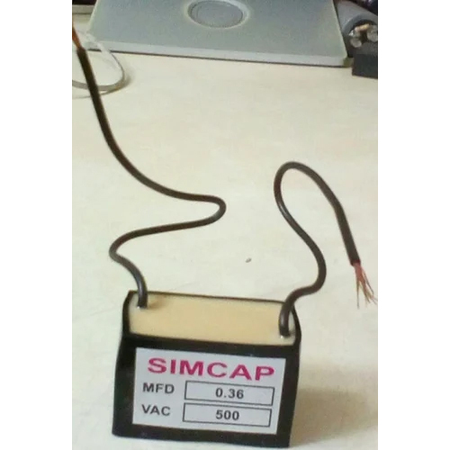 0.36 MFD 500 VAC Simcap Box type square capacitor