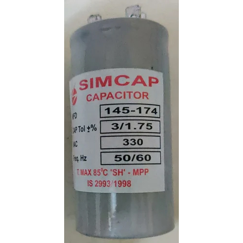 145 - 174 MFD 330 VAC Simcap Motor Start Capacitor
