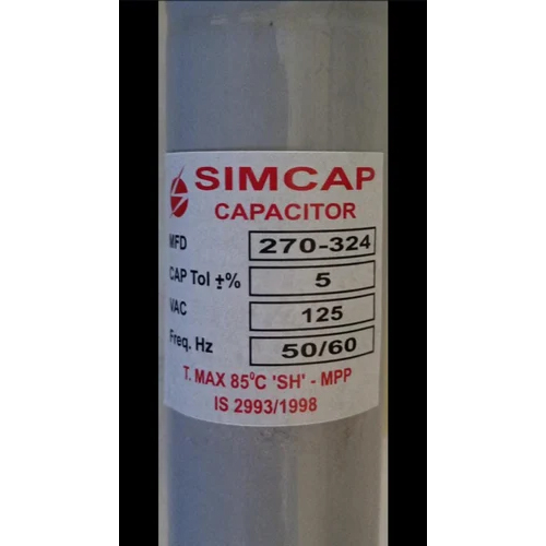 270- 324 MFD 125 VAC Simcap Motor Start Capacitor