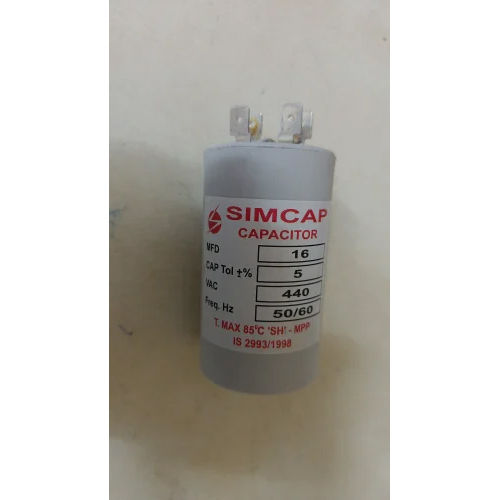 16 MDF 440 Vac Simcap Plastic Terminal Capacitor