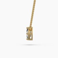 Diamond Solitaire Pendant Necklace