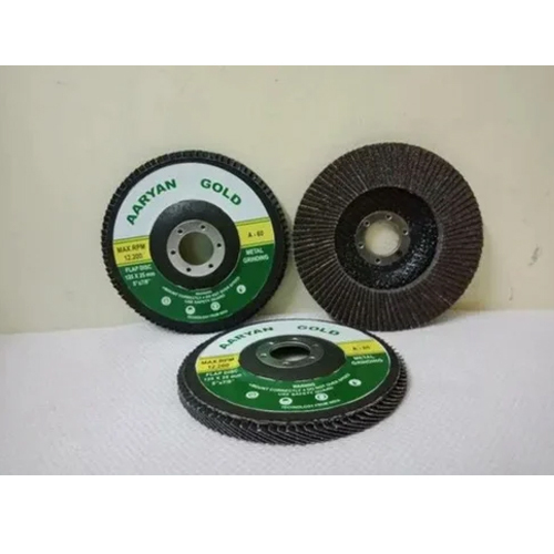 Flap Disc - Aluminium Oxide, 5 mm Size | Black Color, Flap Disc Design for Efficient Abrasive Applications