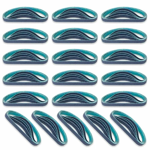 XZ677 Deerfos Zirconia Abrasive Belt - Zirconia Material, Various Sizes Available, Blue Color | Industrial Use, Durable Performance, Versatile Applications