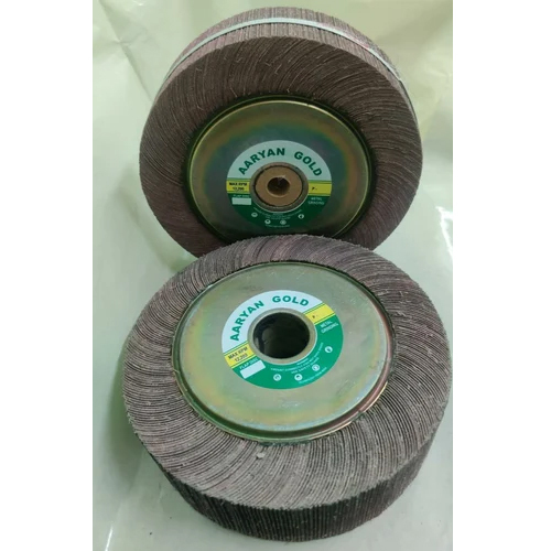 Flap Wheel - Brown, 4 Inches | Finishing Tool for Efficient Surface Preparation and Polishing