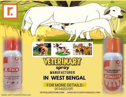 VETERINARY SPRAY MANUFACTURER IN WEST BENGAL
