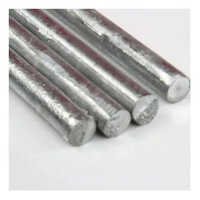 Zinc Round Bar - 6 Meter Length, Polished Finish, Hot Rolled Technique, Industrial Use, Designed For Construction Applications