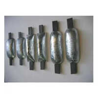 Zinc Hull Anode - Zinc Alloy Material, Polished Silver Finish | Durable Marine Protection Solution