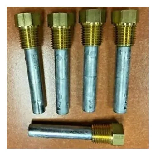 Brass and Zinc Plug Anode