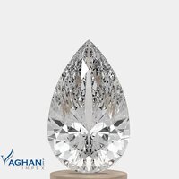 Pear cut lab grown diamond