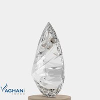Pear cut lab grown diamond