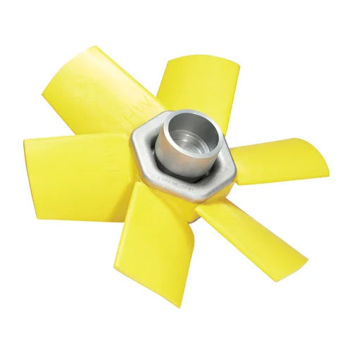 Yellow Fixed Pitch Airfoil Profile Axial Impeller