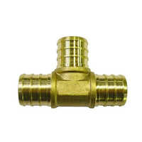 Golden Brass Crimp Fittings