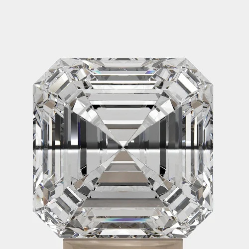 Lab grown asscher cut shape diamond