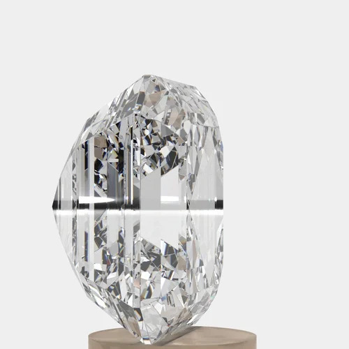 Lab grown asscher cut shape diamond